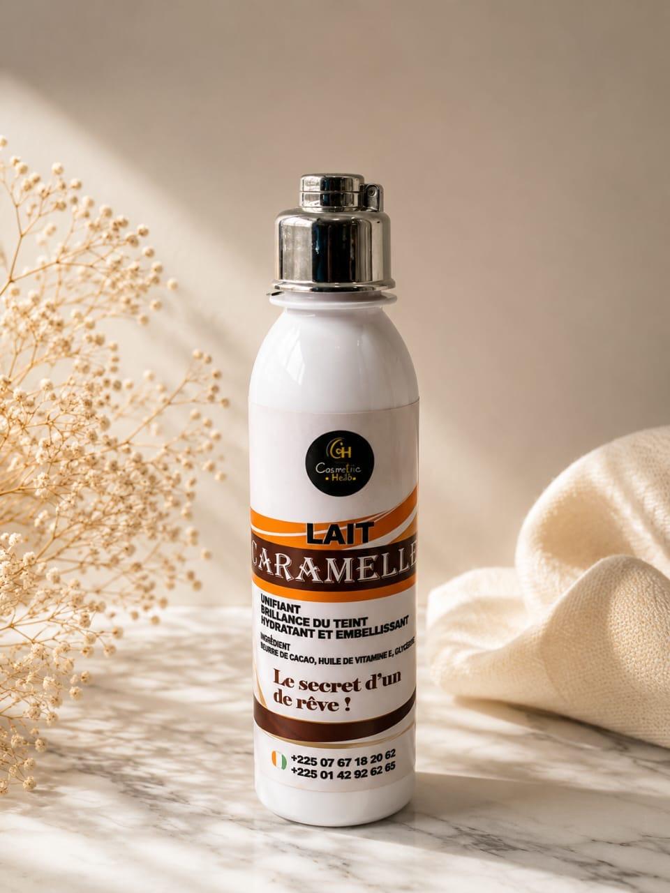 Lait caramel teint marron
