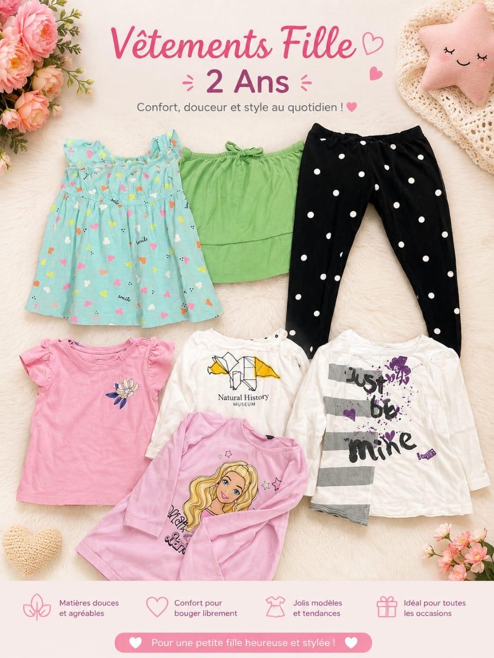 Vêtement enfant fille 2ans