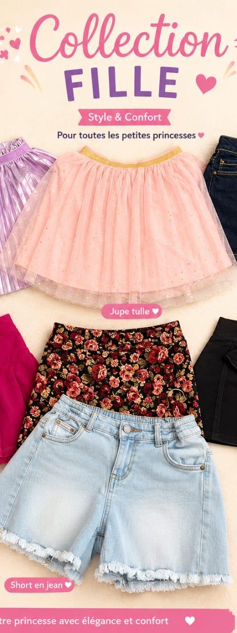 ✨Jupes fille 7 à 12ans ✨