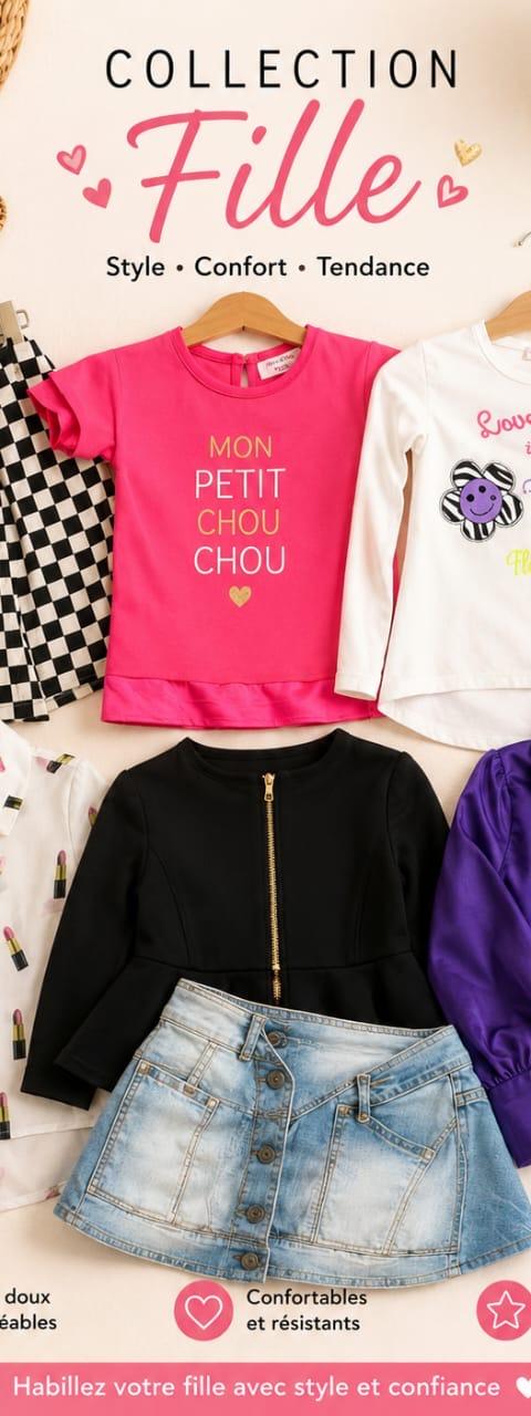 Collection fille 7 à 12ans