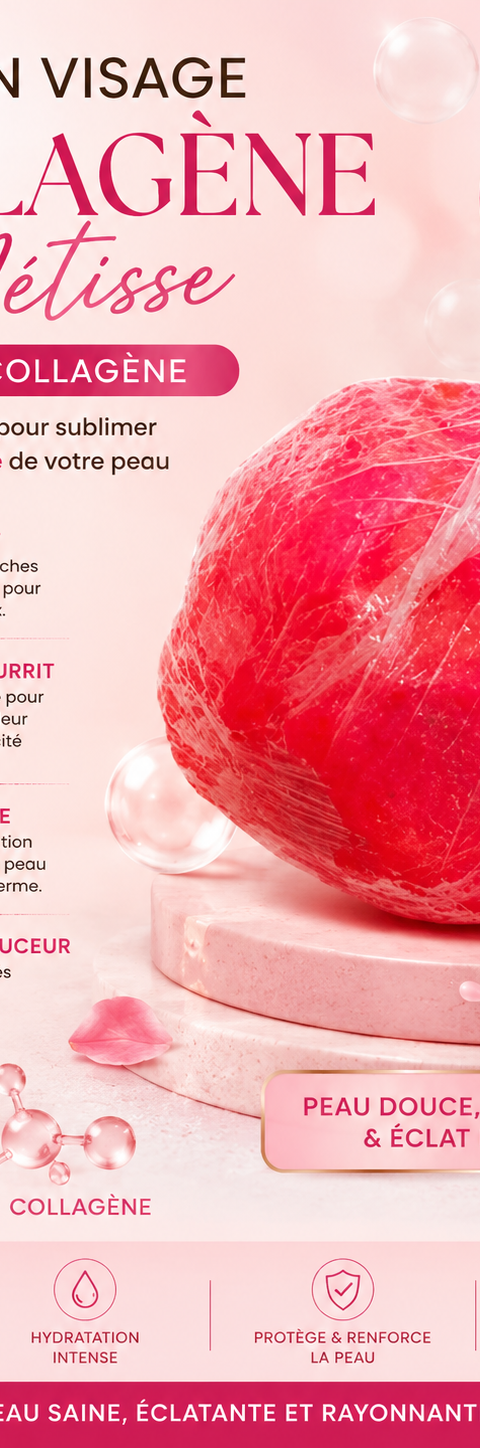 Savon visage métisse au collagène