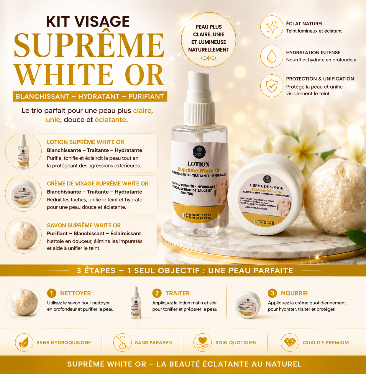 Kit visage Suprême  White
