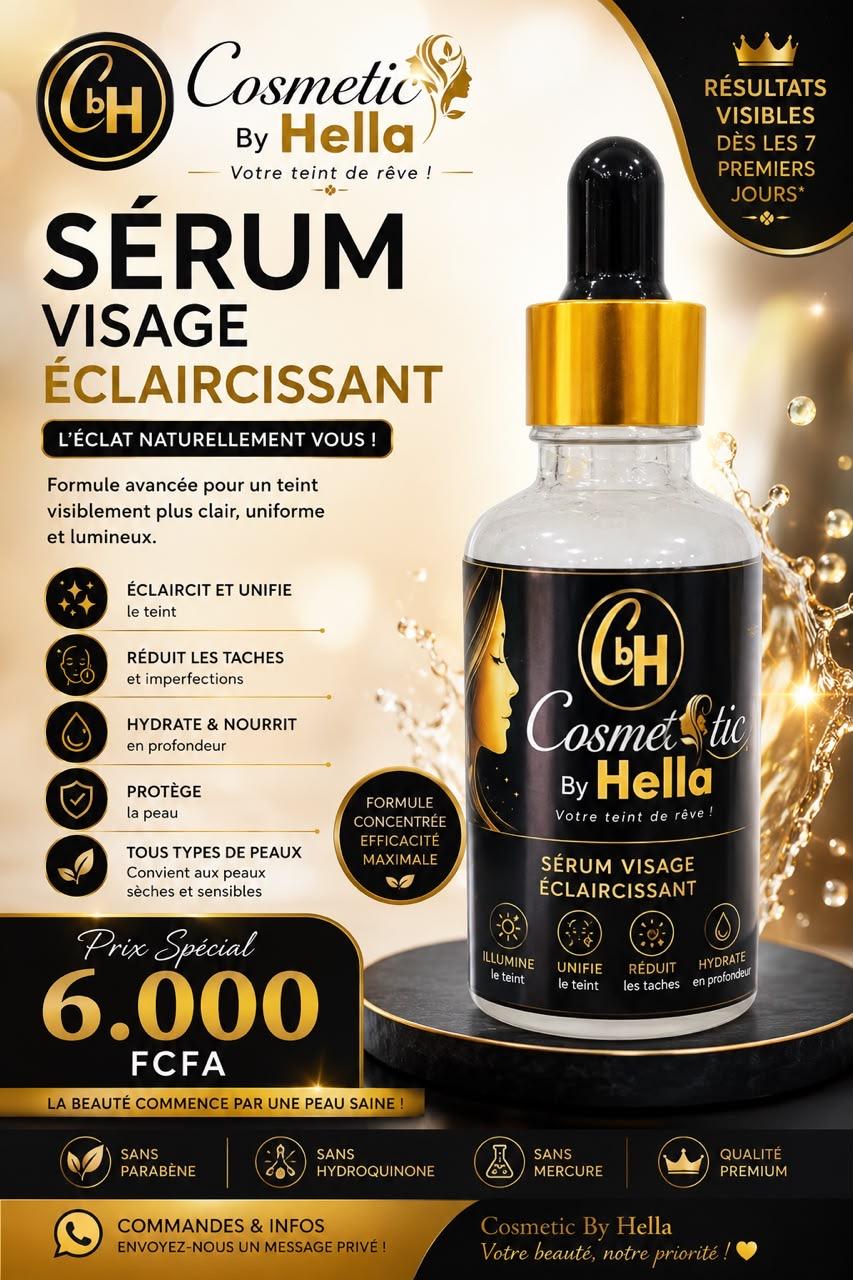 Sérum visage traitant Éclaircissant