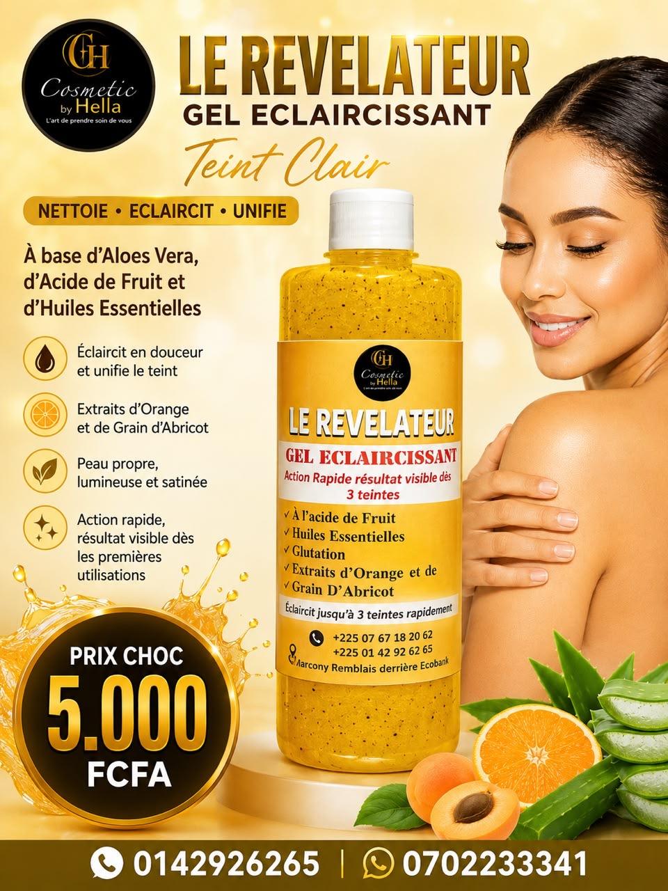Gel révélateur éclat
