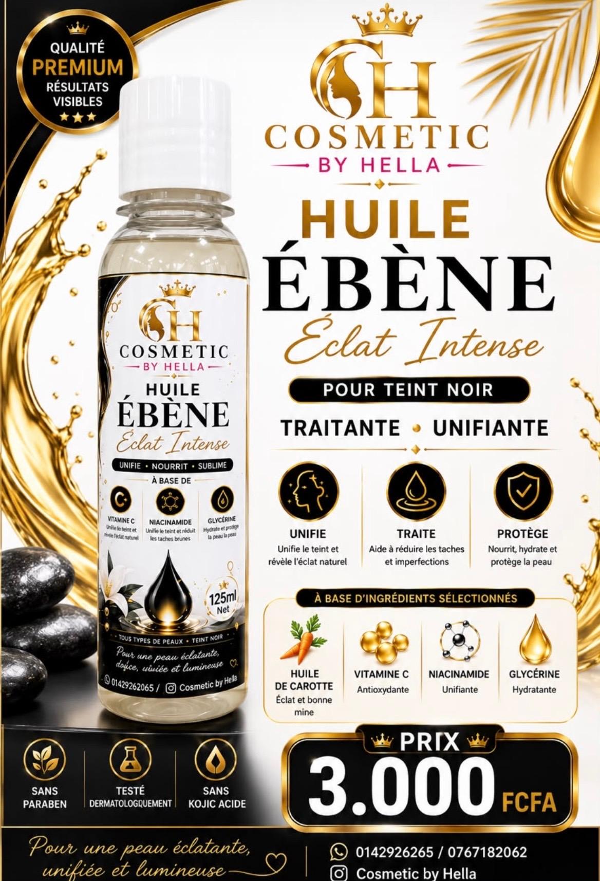 Huile ébène sublimatrice