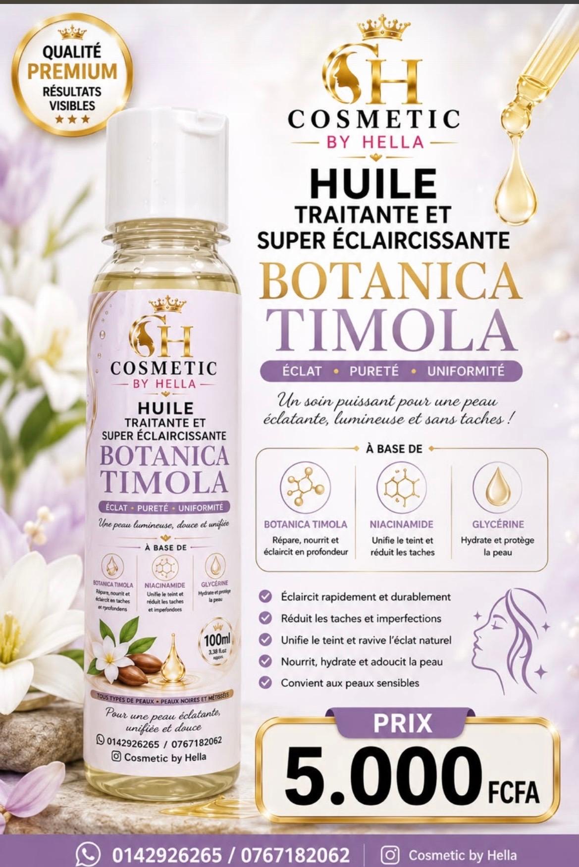Huile Botanica Timola